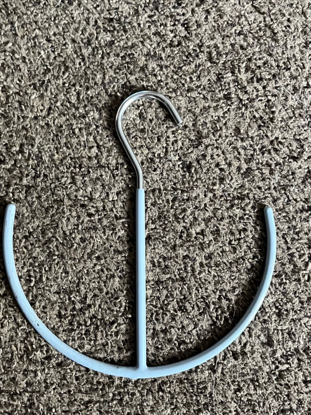 Light Blue Circular Scarf & Accessory Hanger